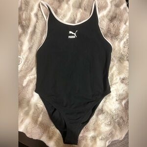 Puma Black and White One-Piece bodysuit